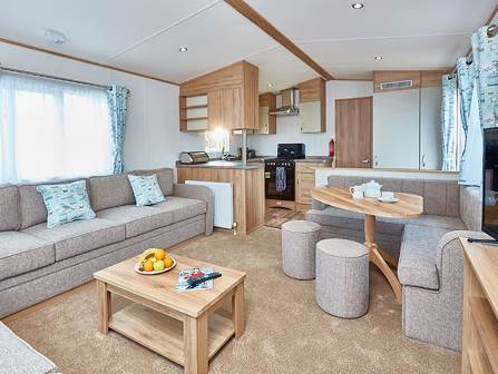 New caravan at Parkdean Resorts holiday park