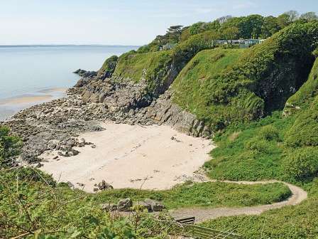 Beach at Auchenlarie Holiday Park