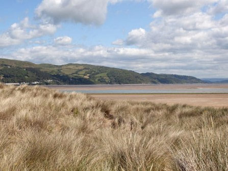 Beach at Southerness Holiday Park in Scotland