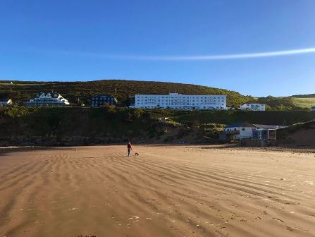 Beach near Tarka Holiday Park in Barnstable