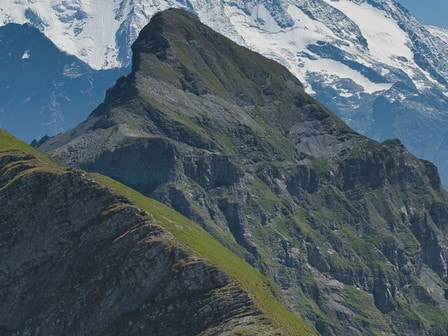 Mountains near Belambra Flaine, Panorama 