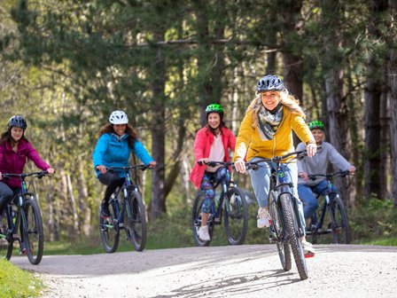 Cycling at Blackwood Forest in Hampshire