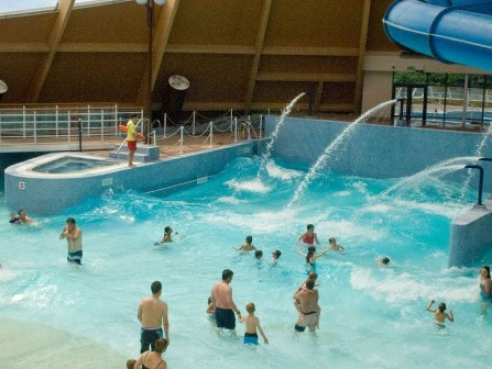 Blue lagoon swimming pool at Bluestone