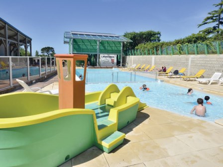 Swimming pool at La Plage Campsite