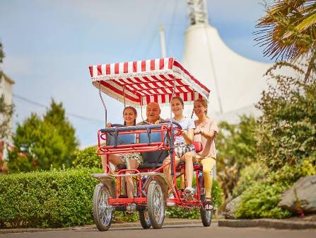 Skyline and kart at Butlins resort