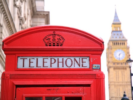 Red phone box and big ben in London