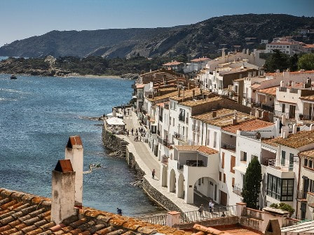 Spanish seaside village