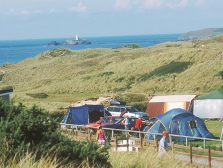 Camping and touring at St Ives Bay Holiday Park