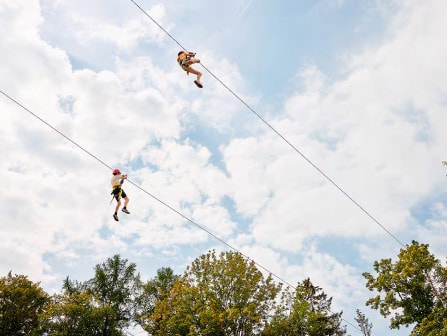 Center Parcs Het Meerdal zip wire