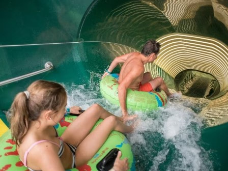 Waterslide at Center Parcs Le Bois Aux Daims