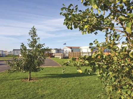 Caravans at The Chase Caravan Park in Skegness