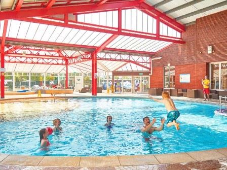 Family swimming at Cherry Tree Holiday Park