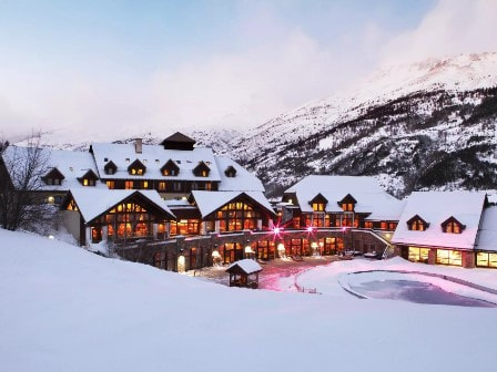 Club Med Serre Chevalier at night