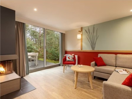 New design of Center Parcs Comfort Cottage in France