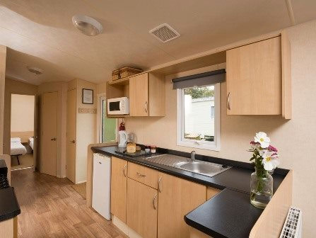 Caravan at Moffat Manor Holiday Park in Scotland