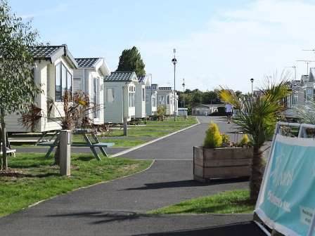 Caravans at Mersea Island Holiday Park