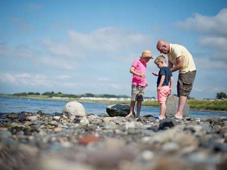 Beach at Craig Tara Caravan Holiday Park in Scotland