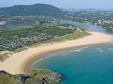 Beach near Playa Joyel Holiday Park in Spain