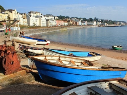 Boats at Dawlish in Devon