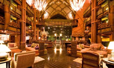 Dining area at Disney's Animal Kingdom Lodge