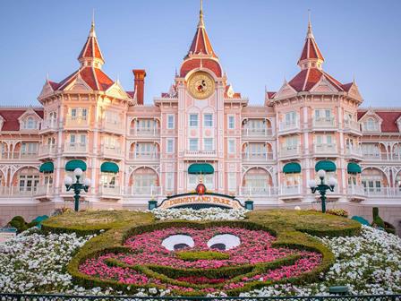 Entrance to Disneyland Park at Disneyland Paris