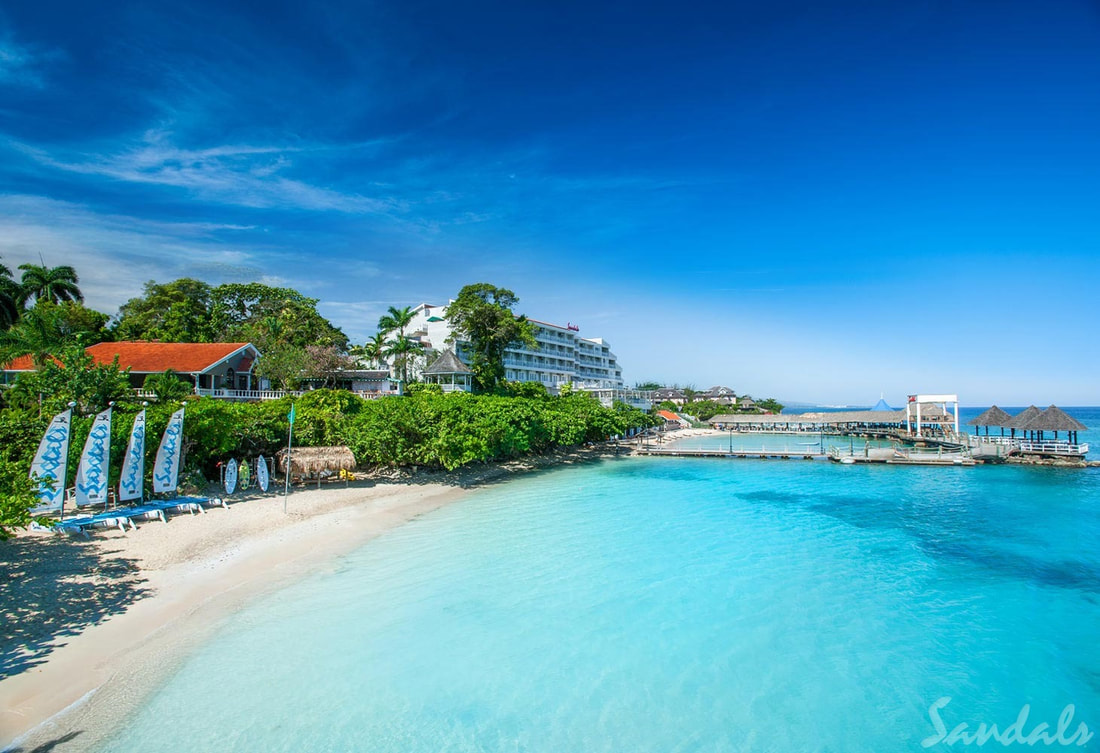 Beach at Sandals Ochi Resort