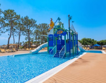 Splash park at Eurocamp Sanguli resort