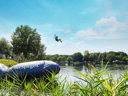 Lake at Eurocamp Ter Spe Gelt Holiday Park 