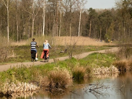 Cyclists at EuroParcs Hoge Kempen