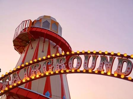 Butlins fairground sign