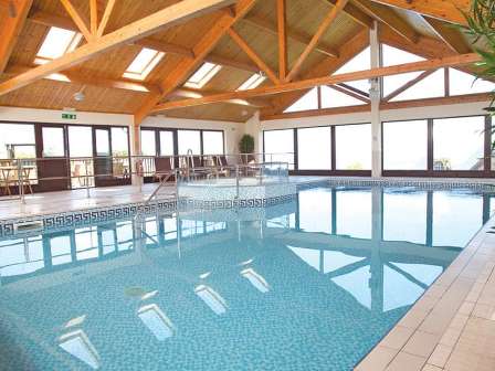 Swimming pool at Landal Gwel an Mor in Cornwall