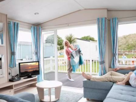 Prestige caravan at Haven Berwick Holiday Park