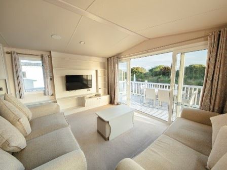 Inside Haven caravan