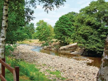 River near to Heather View Caravan Park