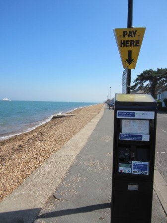 Cowes parking machine