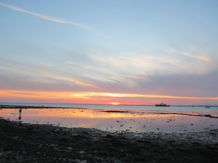 Thorness Bay Holiday Park sunset