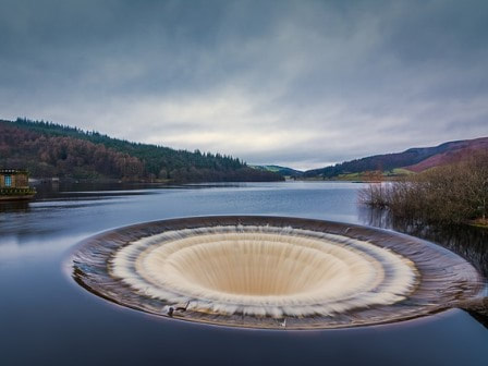 Ladybower Reservoir in Derbyshire