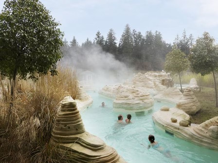 Lazy river at Center Parcs Les Trois Forêts in France