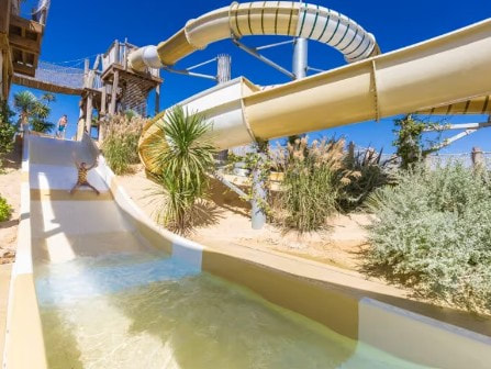 Waterslide at Le Serignan Plage Campsite​