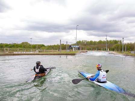 Kayaking at Lee Valley Holiday Park