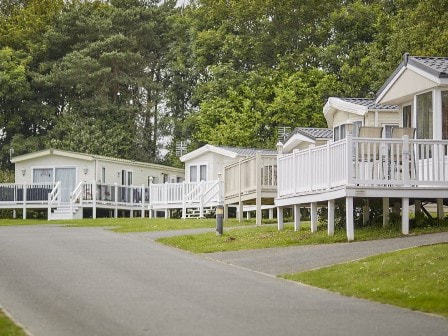 Holiday homes at Lower Hyde Holiday Park