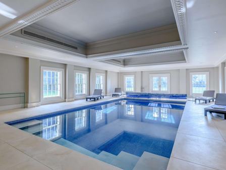 Swimming pool at Small Hall Cottages in Norfolk