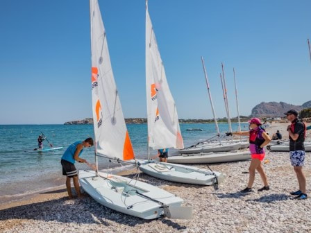 Dinghies at Neilson Levante resort