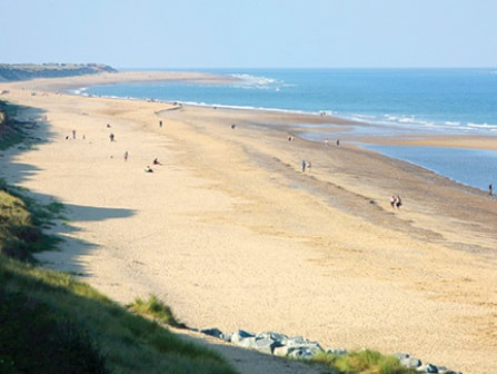 Beach near Pontins Pakefield Holiday Park