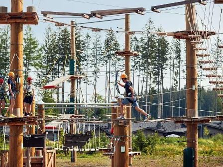 Center Parcs Park Allgäu high ropes course