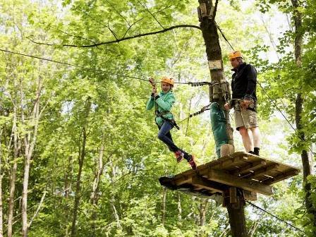 Center Parcs Bostalsee zip wire