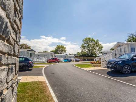 Caravans at Pencnwc Holiday Park