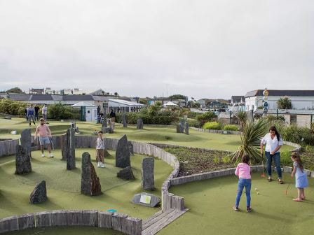 Minigolf at Perran Sands Holiday Park