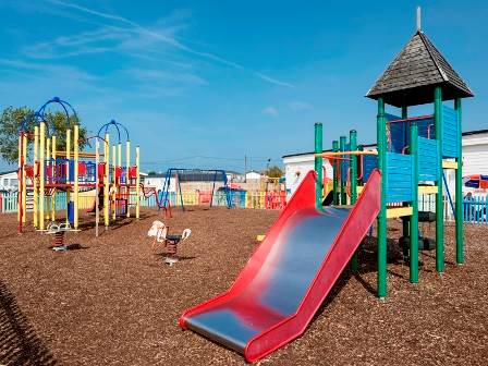 Playground at Alberta holiday park in whitstable