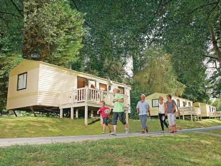 Caravans at Lower Hyde Holiday Park